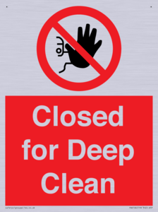 Closed for Deep Clean